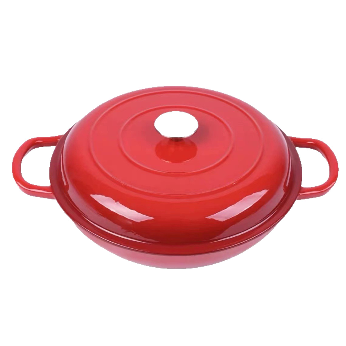 30 cm 26 cm Household Cast Iron Enamel Stew Pot for Seafood