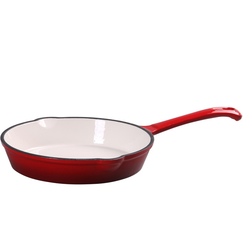 16cm 20cm 26cm enamel cast iron skillet