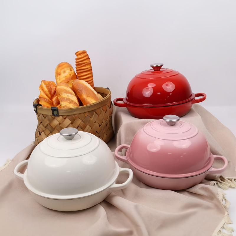 26 cm Enameled Cast Iron Bread Oven
