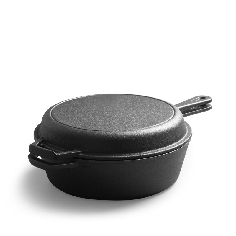 2-in-1 Pot 10.25 Inch Skillet Set – Dutch Oven with Skillet Lid