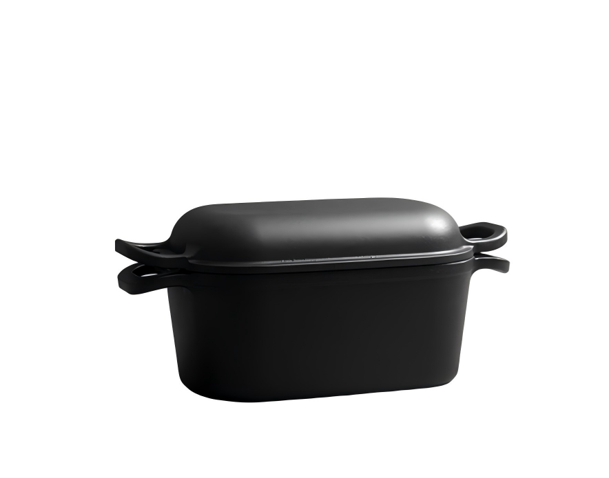 Enameled Cast Iron Loaf Bread Pan