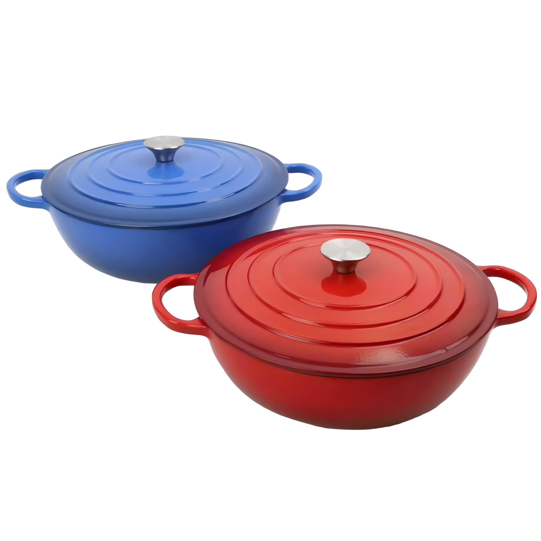 30cm enamel cast iron dutch oven