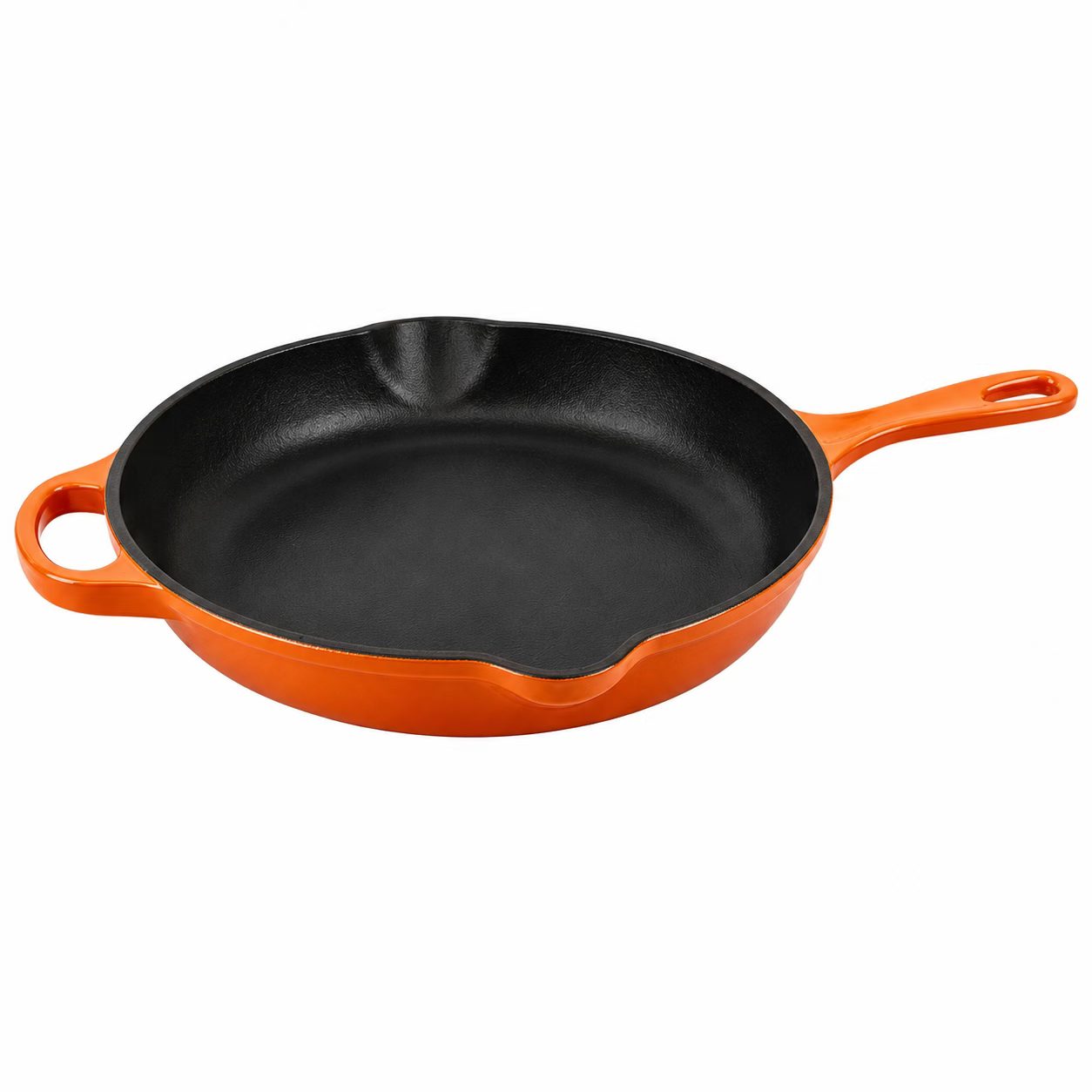 27 cm Round Enamel Cast Iron Skillet